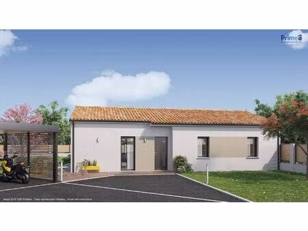 terrain avec maison neuve à vendre