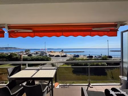 t2 bis de 45m2 rénové et meublé avec balcon et vue mer sublime panoramique – cannes