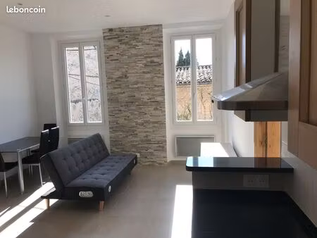 val de mougins – charmant t2 meublé rénové  proche commerces