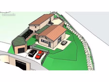 terrain 840 m² saint-laurent-d'agny