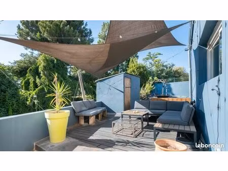 maison rare au bord de l’eau à marseille 10è  100m2  havre de paix en pleine ville