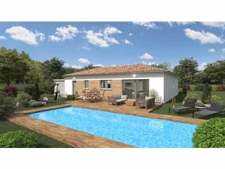 terrain avec maison neuve à vendre