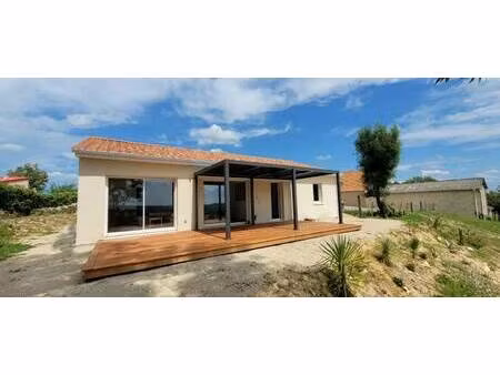 terrain avec maison neuve à vendre