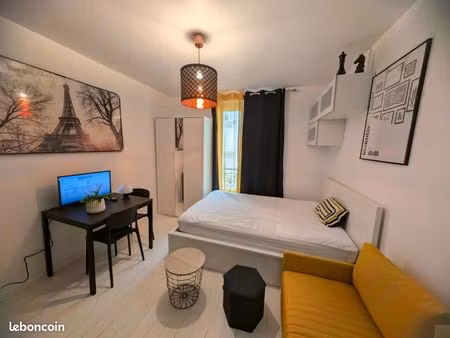 location meublé 17m2 dans le paris 20