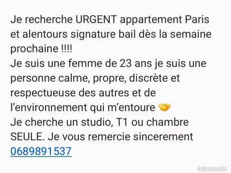 logement urgent