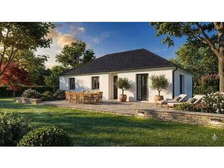 terrain avec maison neuve à vendre