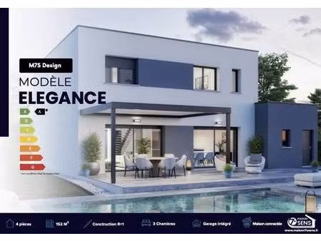 terrain avec maison neuve à vendre