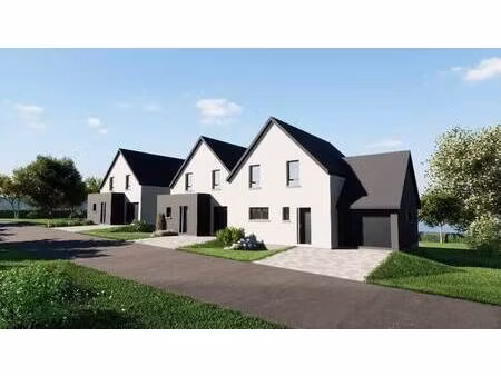 terrain avec maison neuve à vendre