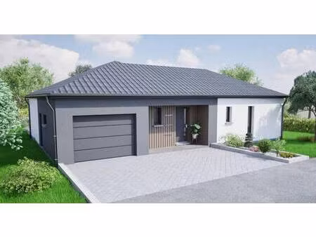 terrain avec maison neuve à vendre