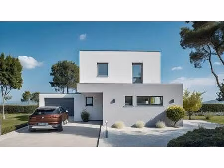 terrain avec maison neuve à vendre