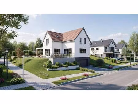 terrain avec maison neuve à vendre