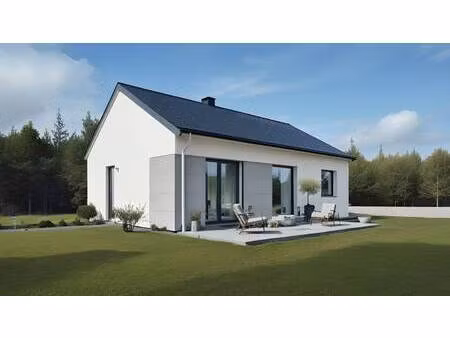 terrain avec maison neuve à vendre