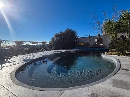 maison -villa + t2 - 267m2- 11 pièces - vue imprenable sur tout marseille-septèmes les val