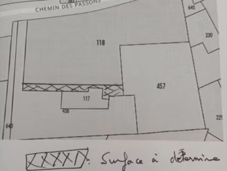 terrain constructible 1800 m2