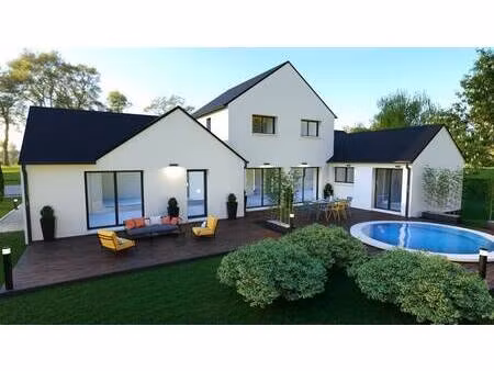 terrain avec maison neuve à vendre