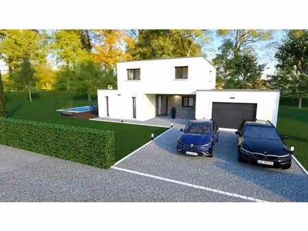 terrain avec maison neuve à vendre