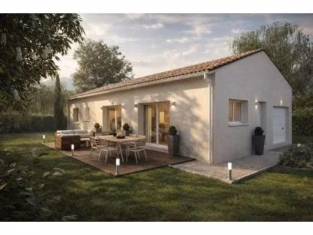 terrain avec maison neuve à vendre