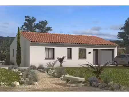 terrain avec maison neuve à vendre