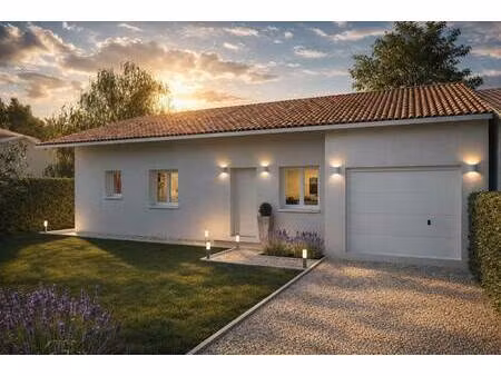 terrain avec maison neuve à vendre