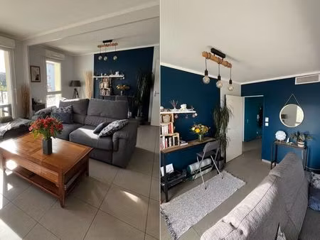 à louer - appartement meublé t2 - 62 m² - vernaison