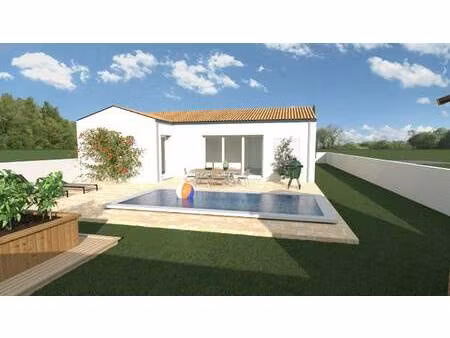 terrain avec maison neuve à vendre