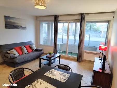 t2 meublé à louer – 52m2 – avec garage box fermé