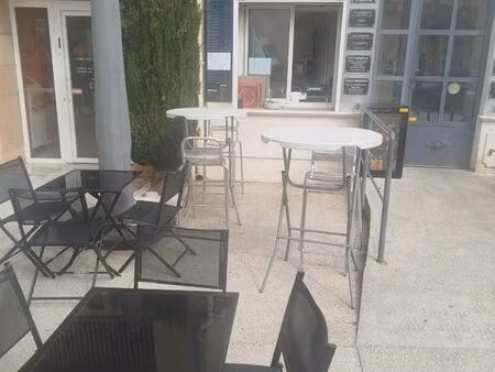 fonds de commerce local pizza avec terrasse et place de parking