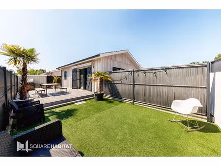 maison individuelle biscarrosse 2 chambres 50 m² ossature bois.