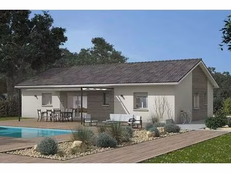 terrain avec maison neuve à vendre