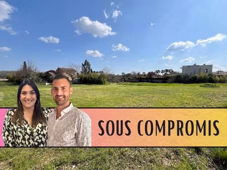 terrain constructible de 2230 m² à paulhan - projet validé 4 lots