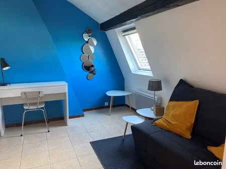 beau t1 meublé 19.5m²  lumineux (exposition est - côté cour) - gambetta
