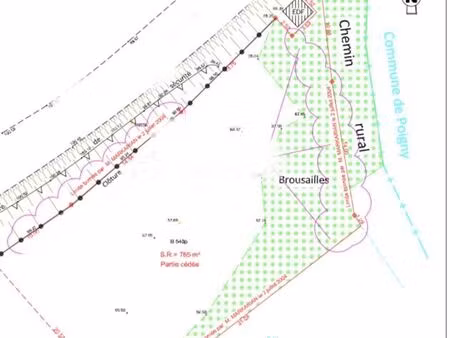 terrain 765 m² sainte colombe