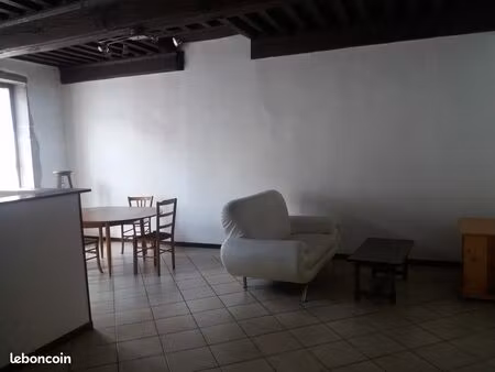 ? cluny – appartement meublé 75 m² avec terrasse sans vis-à-vis et balcon
