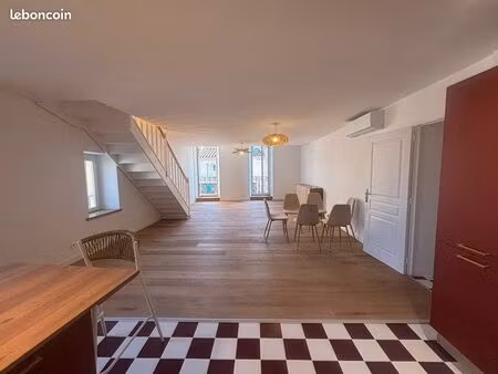 appart 110m2 - location meublé - refait a neuf