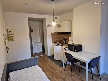 grand studio meublé rénové centre ville