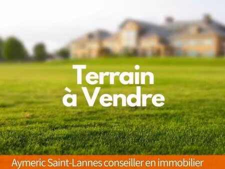 terrain constructible viabilisé à vendre