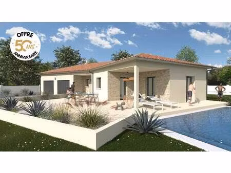 terrain avec maison neuve à vendre