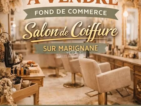 fonds de commerce  salon de coiffure 50 m² marignane