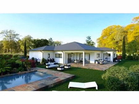 terrain avec maison neuve à vendre