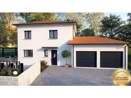 terrain avec maison neuve à vendre