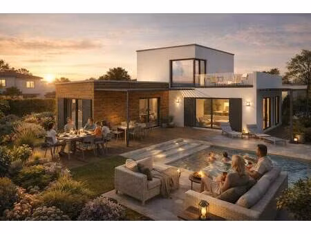 terrain avec maison neuve à vendre