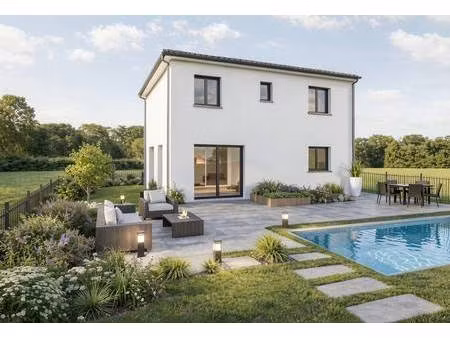 terrain avec maison neuve à vendre