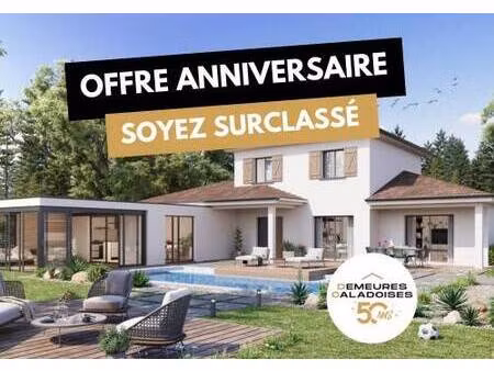 terrain avec maison neuve à vendre