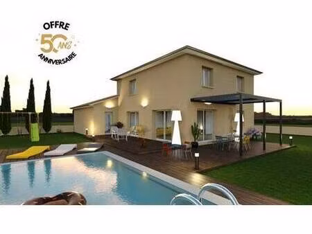 terrain avec maison neuve à vendre