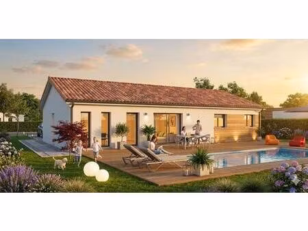 terrain avec maison neuve à vendre