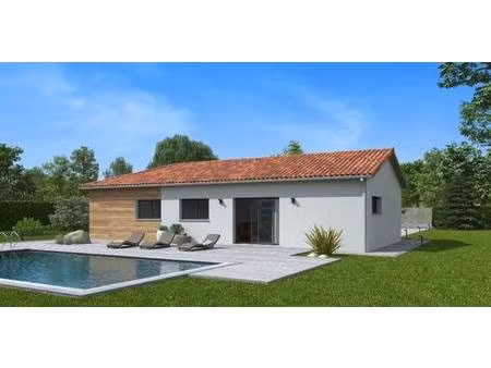 terrain avec maison neuve à vendre