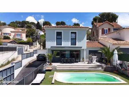 maison avec piscine et vue dominante allauch