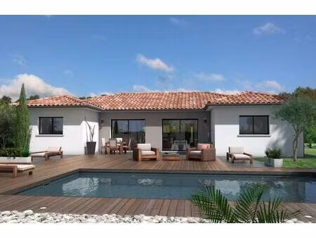 terrain avec maison neuve à vendre