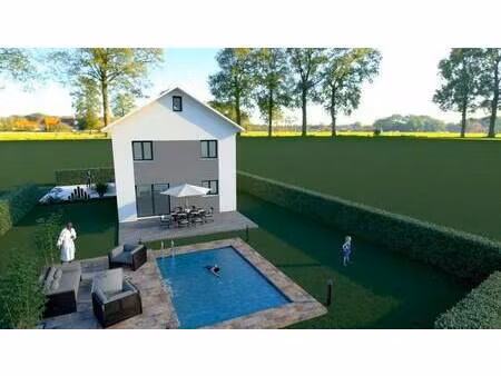 terrain avec maison neuve à vendre