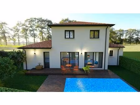 terrain avec maison neuve à vendre